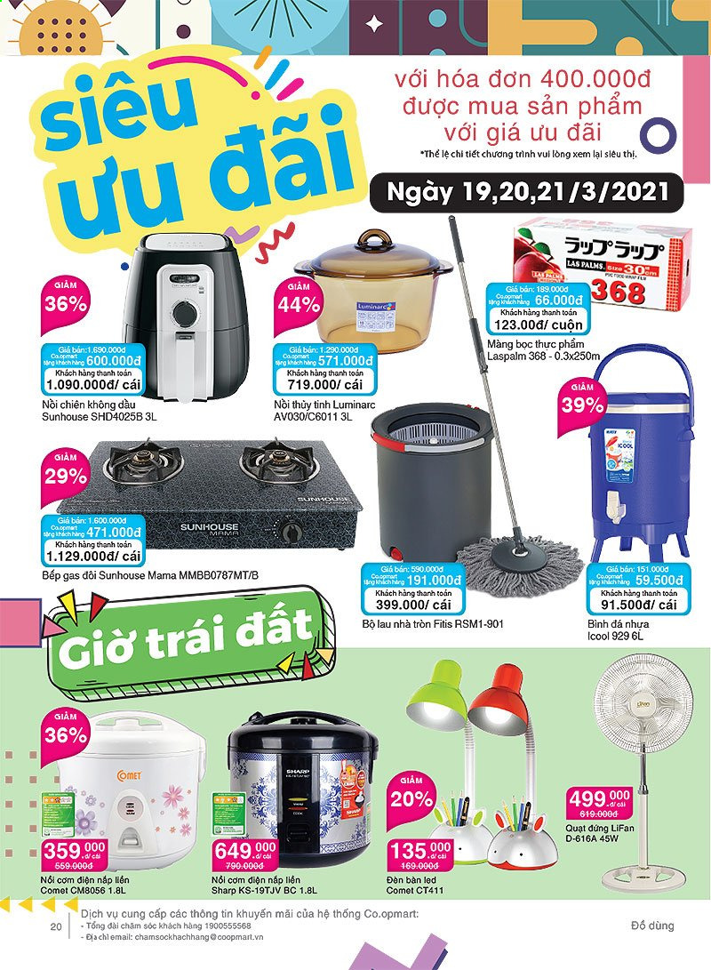 Co.opmart offer  - 18.3.2021 - 31.3.2021. Page 21.