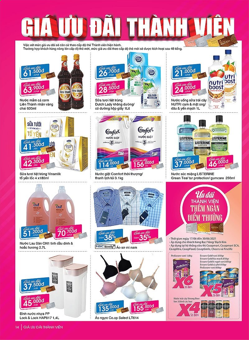 Co.opmart offer  - 17.6.2021 - 30.6.2021. Page 15.