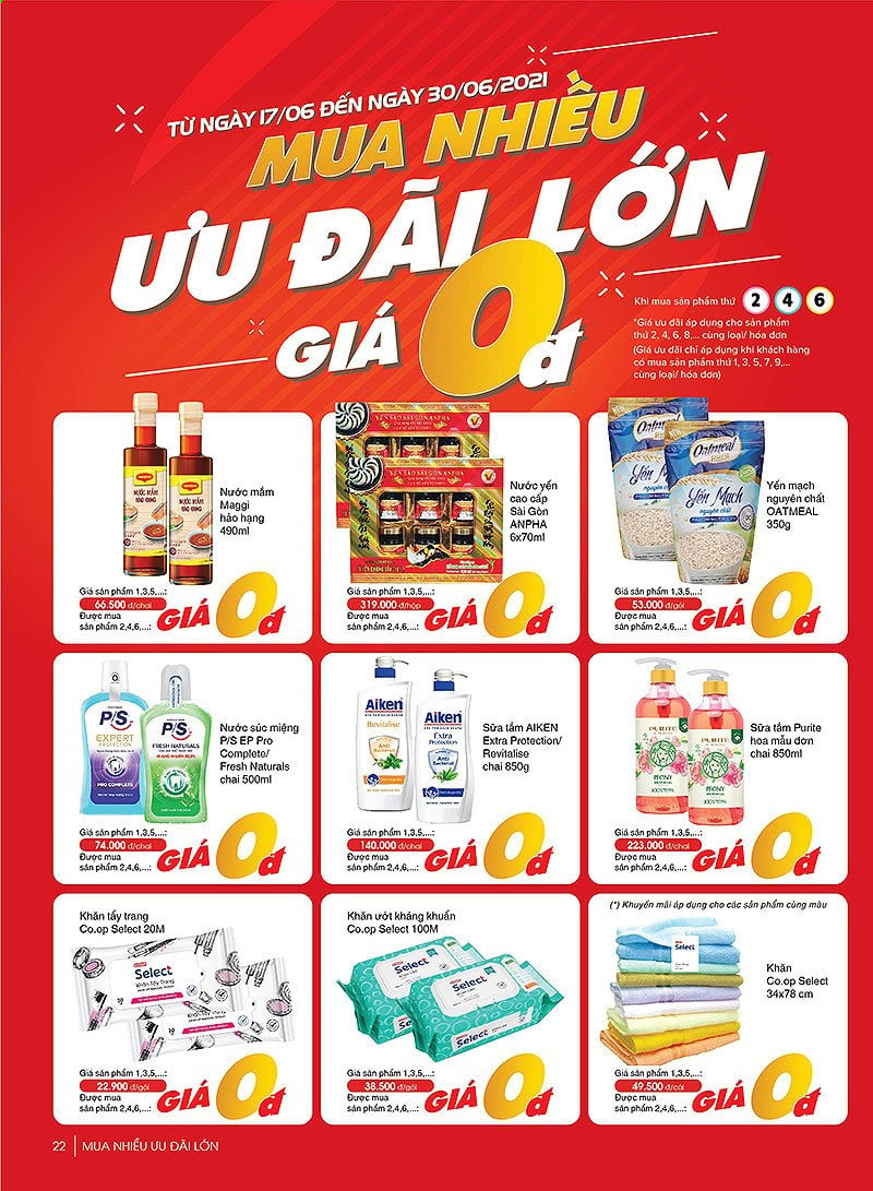 Co.opmart offer  - 17.6.2021 - 30.6.2021. Page 23.