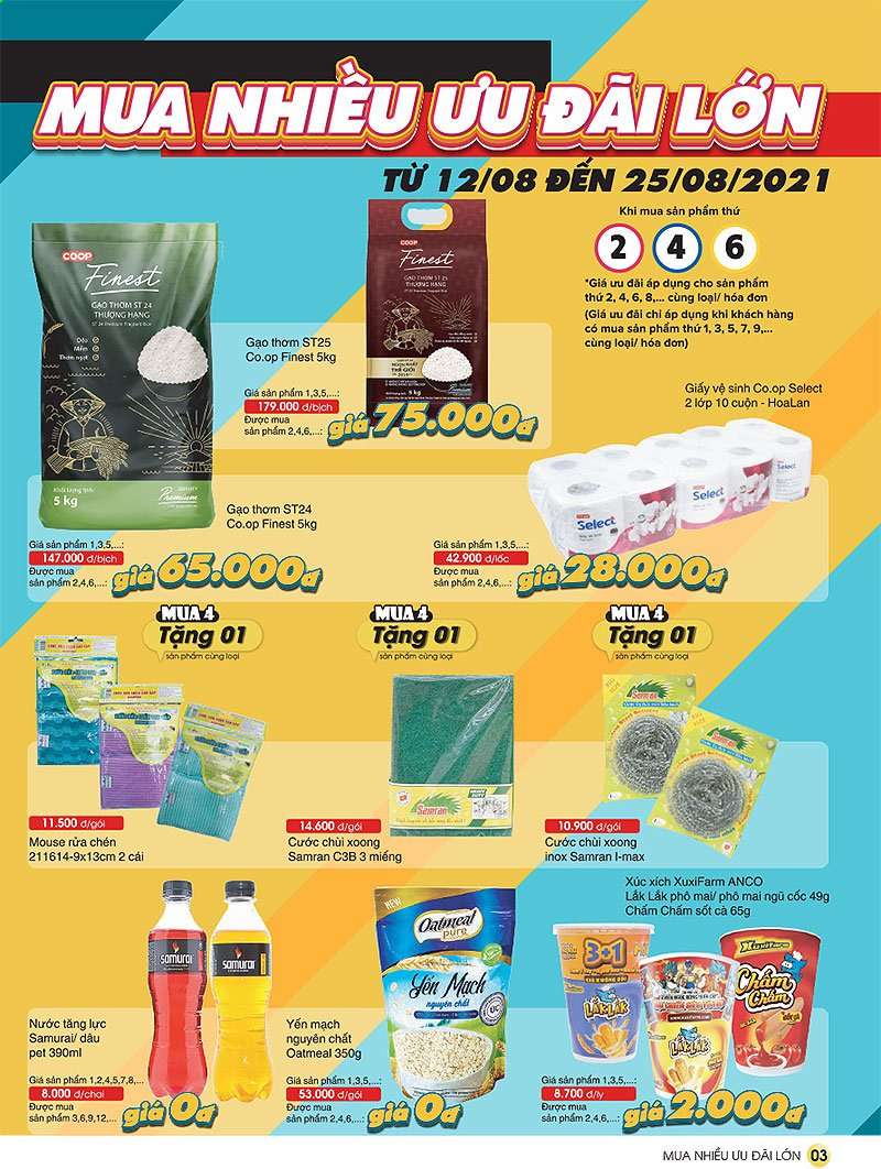 Co.opmart offer  - 12.8.2021 - 25.8.2021. Page 4.