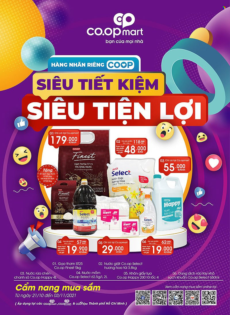 Co.opmart offer  - 21.10.2021 - 3.11.2021. Page 1.
