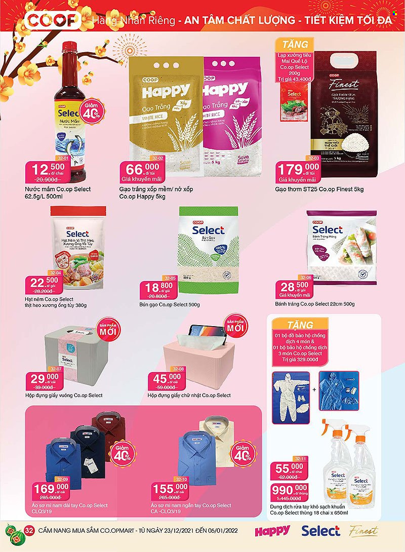 Co.opmart offer  - 23.12.2021 - 5.1.2022. Page 32.